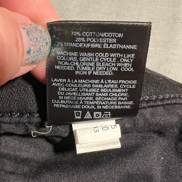 Express Midnight Black Jeans - Picture 6 of 7